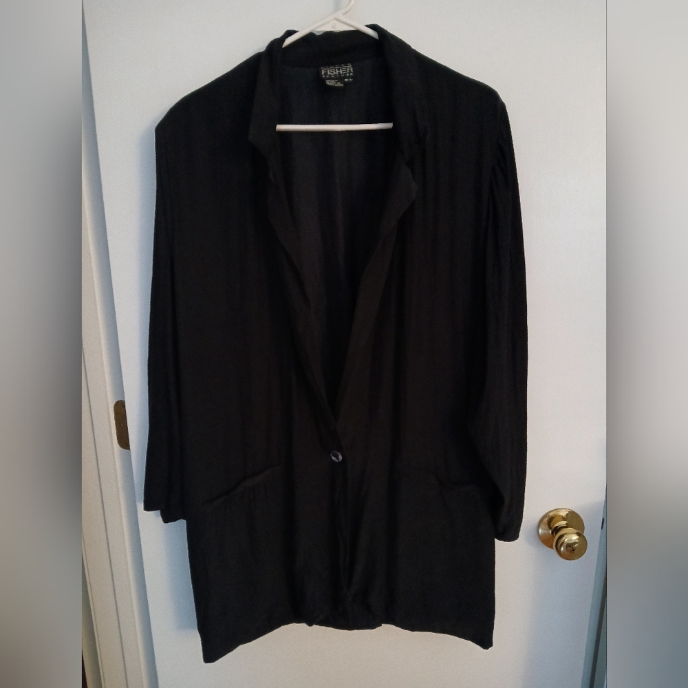Eileen Fisher, 100% Silk Women's Blazer, Size M/L